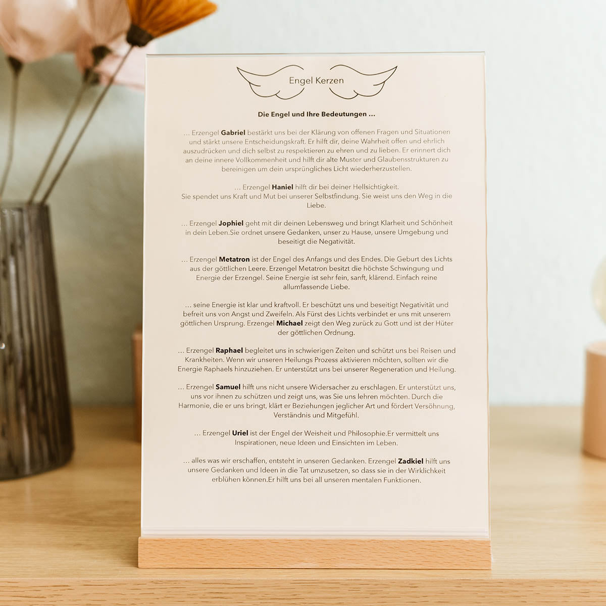 Engelkerze Liebe