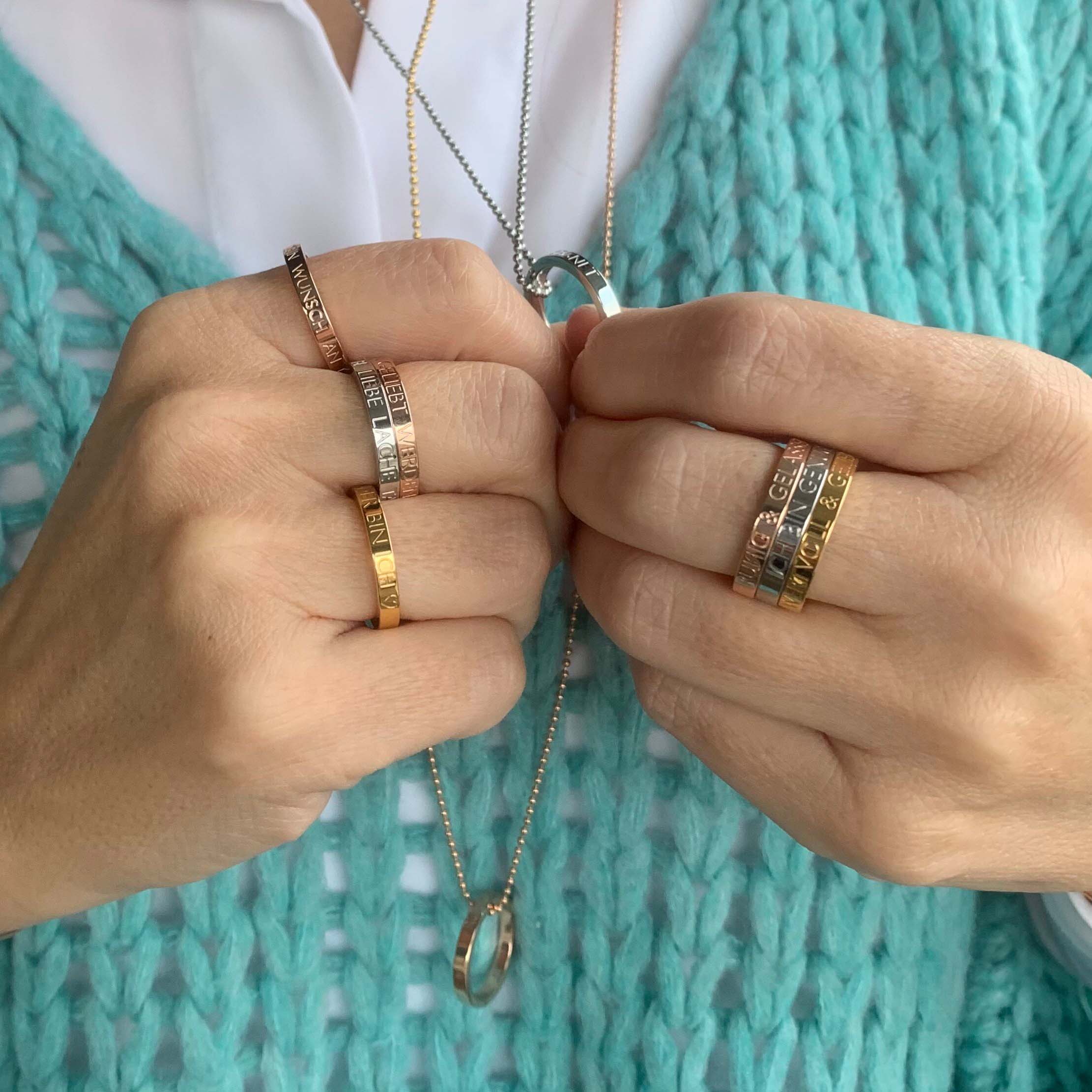 Ring mit Spruch